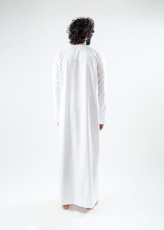 Classic Emarati White Thobe - Men