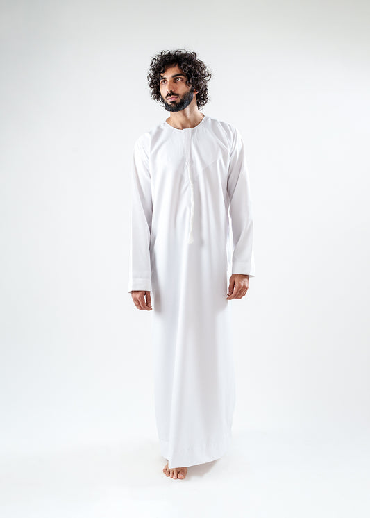 Classic Emarati White Thobe - Men