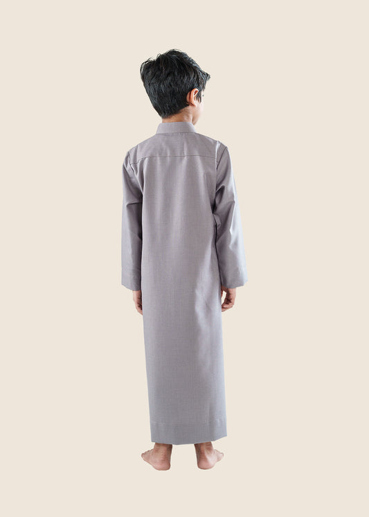 Everyday Saudi Warm Grey Thobe - Boys