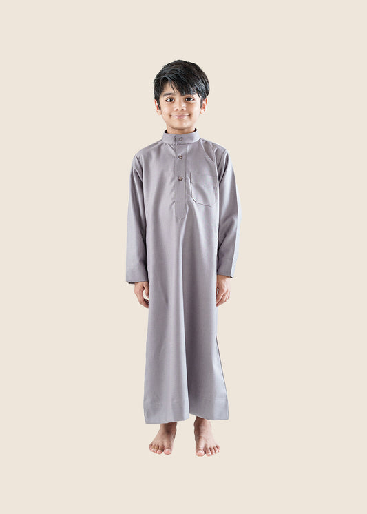 Everyday Saudi Warm Grey Thobe - Boys