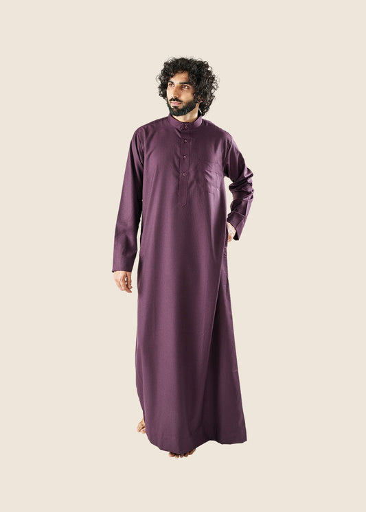 Everyday Saudi Plum Purple Thobe - Men