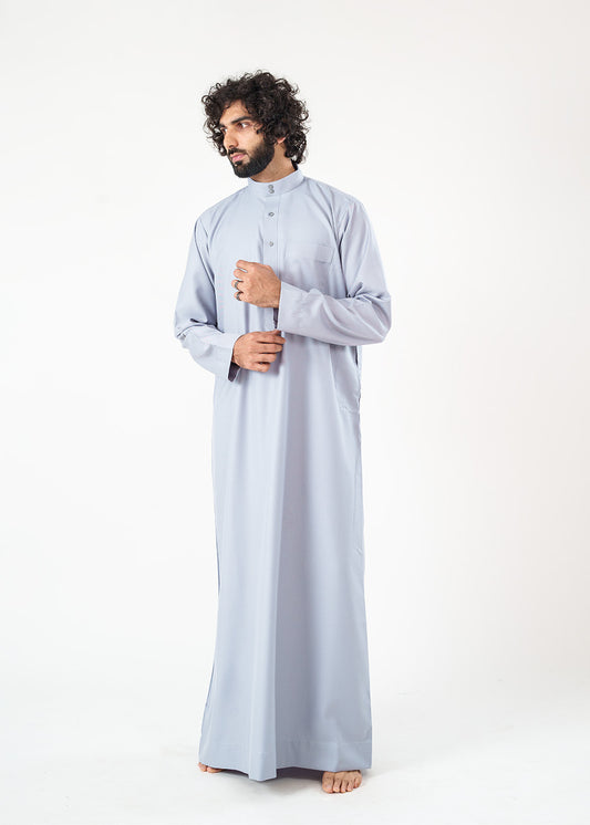 Everyday Saudi Ice Grey Thobe - Men