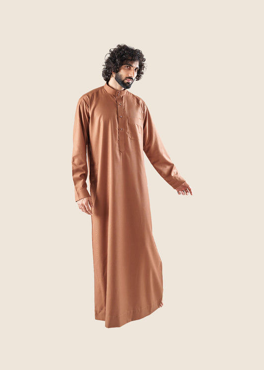 Everyday Saudi Toffee Brown Thobe - Men