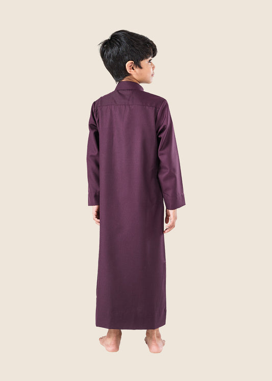 Everyday Saudi Plum Purple Thobe - Boys